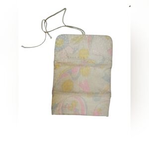 Vintage Christian Dior Jewelry Roll Travel Organizer Monogram Silk Case